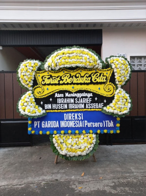 Papan Bunga Duka di Kualuh Hulu
